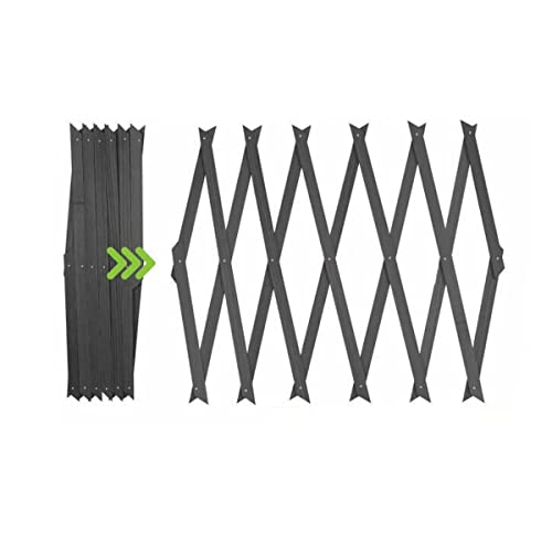 Expanding Wooden Trellis Garden Trellis for Climbing Plants Fence Panel, Ideal for Fence Trellis, Wall or Shed for Patio Garden, 180x120 cm, Grey