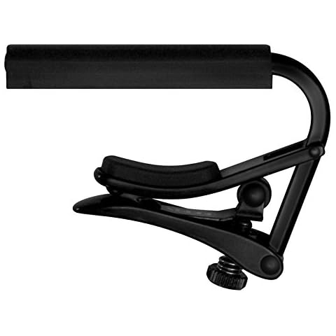 C2K Shubb Capo Noir Series Classical Guitar Capo Noir - Black Chrome Cover