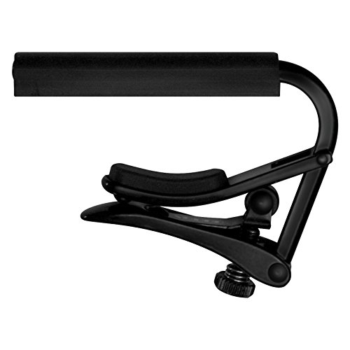 Shubb Capo para Guitarra (C2K), Preto Cromado