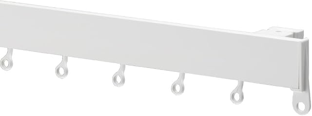 Swish Deluxe Curtain Track Set, White, 150 Cm