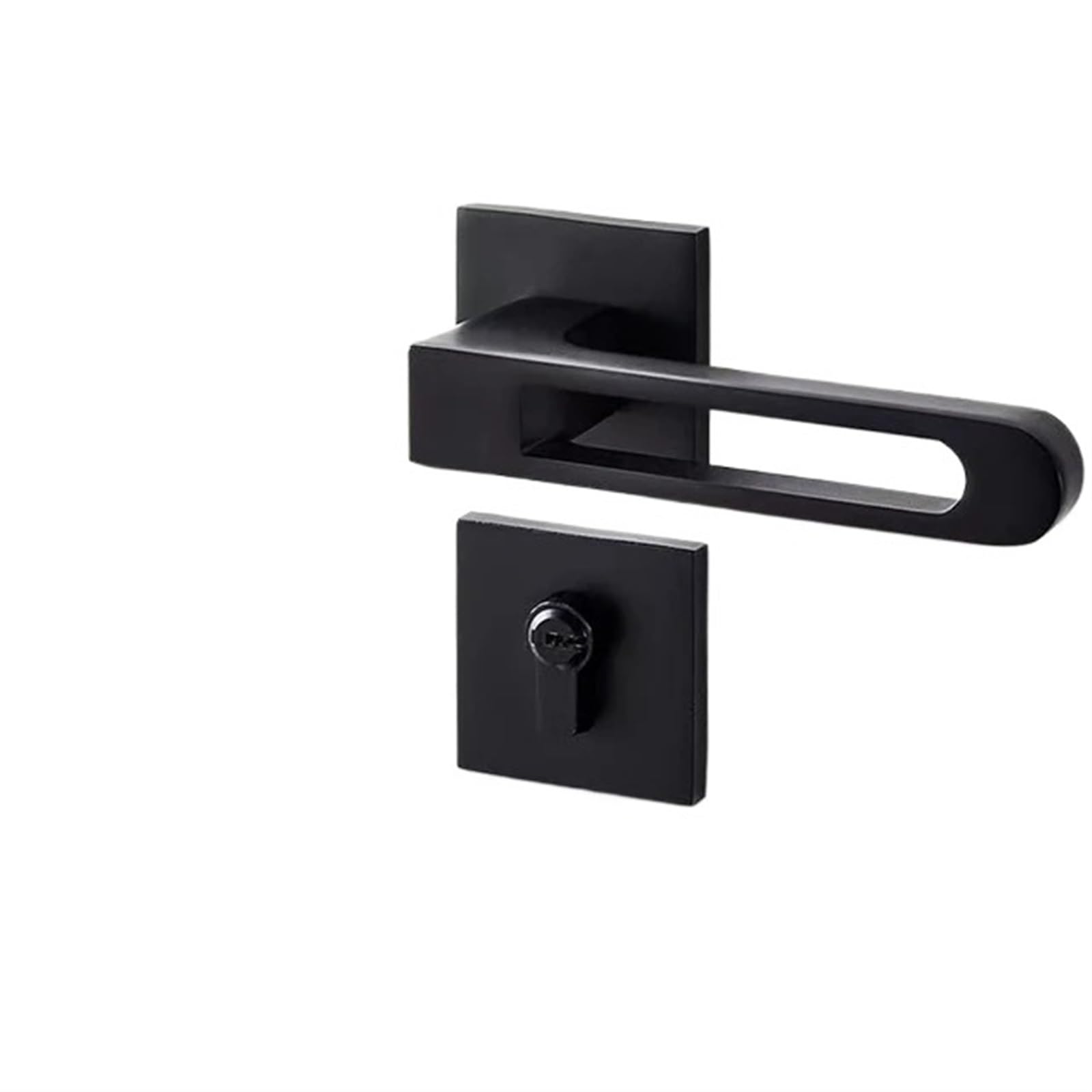 Poignées de porte universelles noires pour chambre à coucher modèle 5816 Black