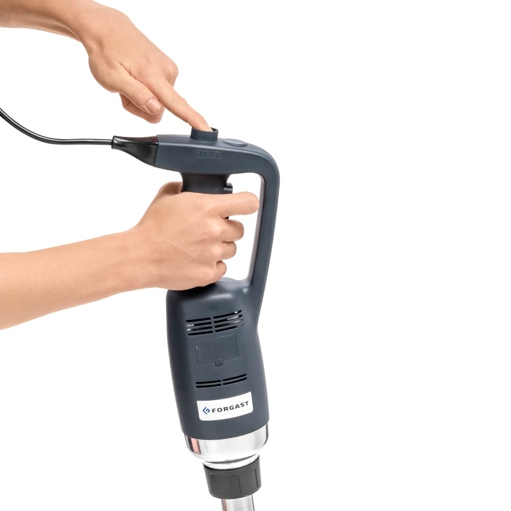 Batidora de mano | Longitud del brazo 25 cm | Ideal para sopas, salsas, pastas y cócteles | Apta para ollas de hasta 10 l | 20.000 rpm | Robusta carcasa de plástico | Potencia 350W
