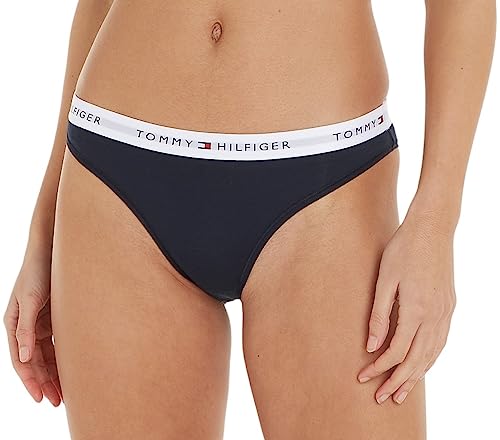 Tommy Hilfiger Braguita Tipo Bikini para Mujer Ropa Interior, Azul (Desert Sky), L