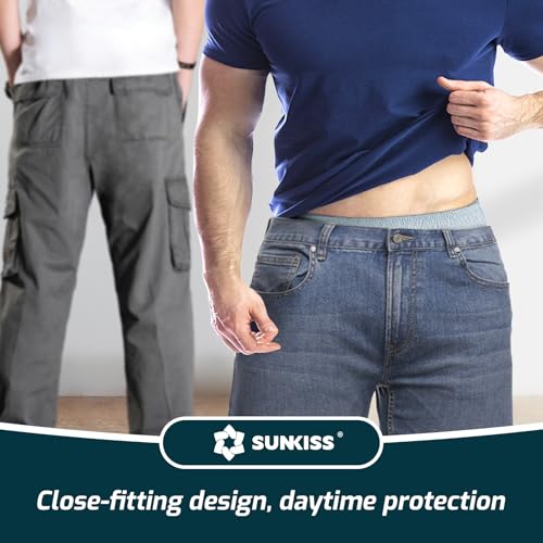 Image of SUNKISS Super Soft Incontinence Underwear for Men, Large, Grey, 30 Count