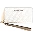 Michael Kors Damen Jet Set Multifunktionales Handy-Etui für Reisen, Weiá (White Pvc/Grey), Einheitsgröße