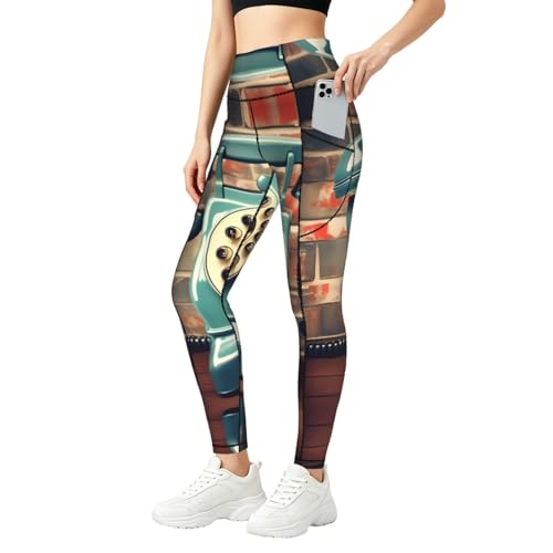 Leggings de Londres elásticos con bolsillos para entrenar sin llevar nada en las manos