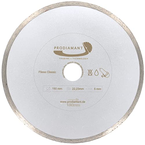 PRODIAMANT Disque à tronçonner diamanté 180 mm x 22,2 mm Disque à tronçonner diamanté 180 mm