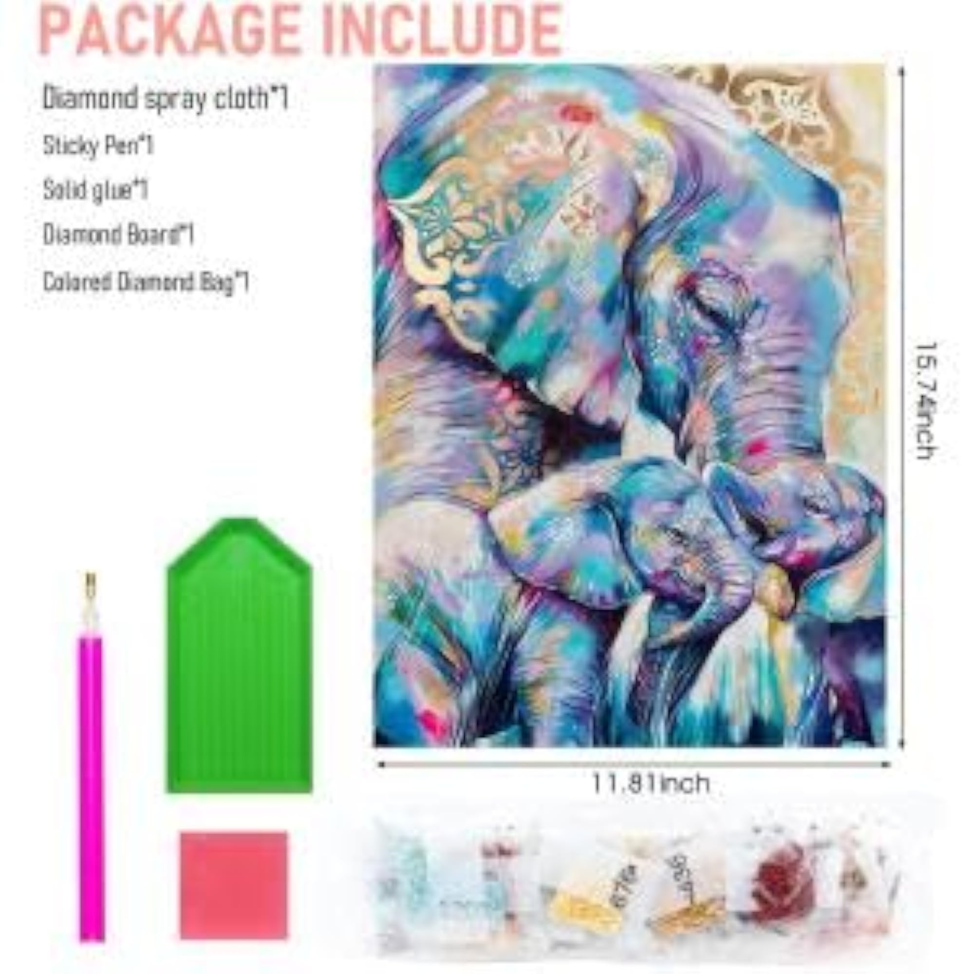 Diamond Painting Kit 5D Round Diamonds