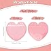 100 Pcs Heart-Shaped Jewelry Bags Small Jewelry Bags Pink Resealable Ziplock Bags Clear Plastic Jewelry Organizer Cute Packaging Supplies for Small Business Earring Sample Valentine's Day Wedding