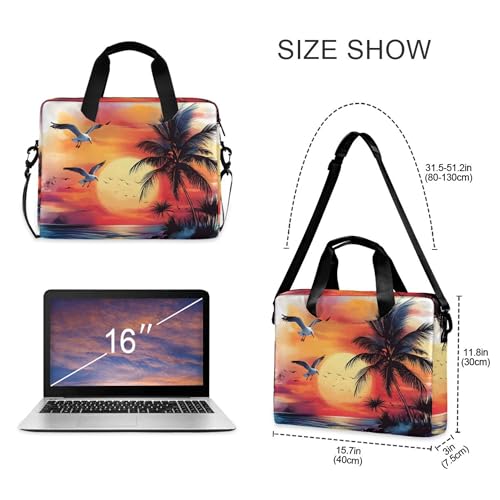 Maletín para portátil ALAZA con diseño playero 13-15.6 pulg miniatura 4