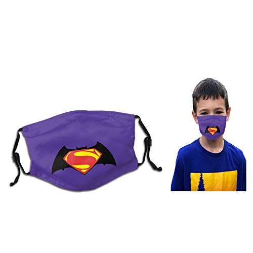 SUNTRON Kids Face Masks with Adjustable Ear Loops Reusable Washable Cute Cartoon Breathable Seamless Face Covering for Children Boys Girls