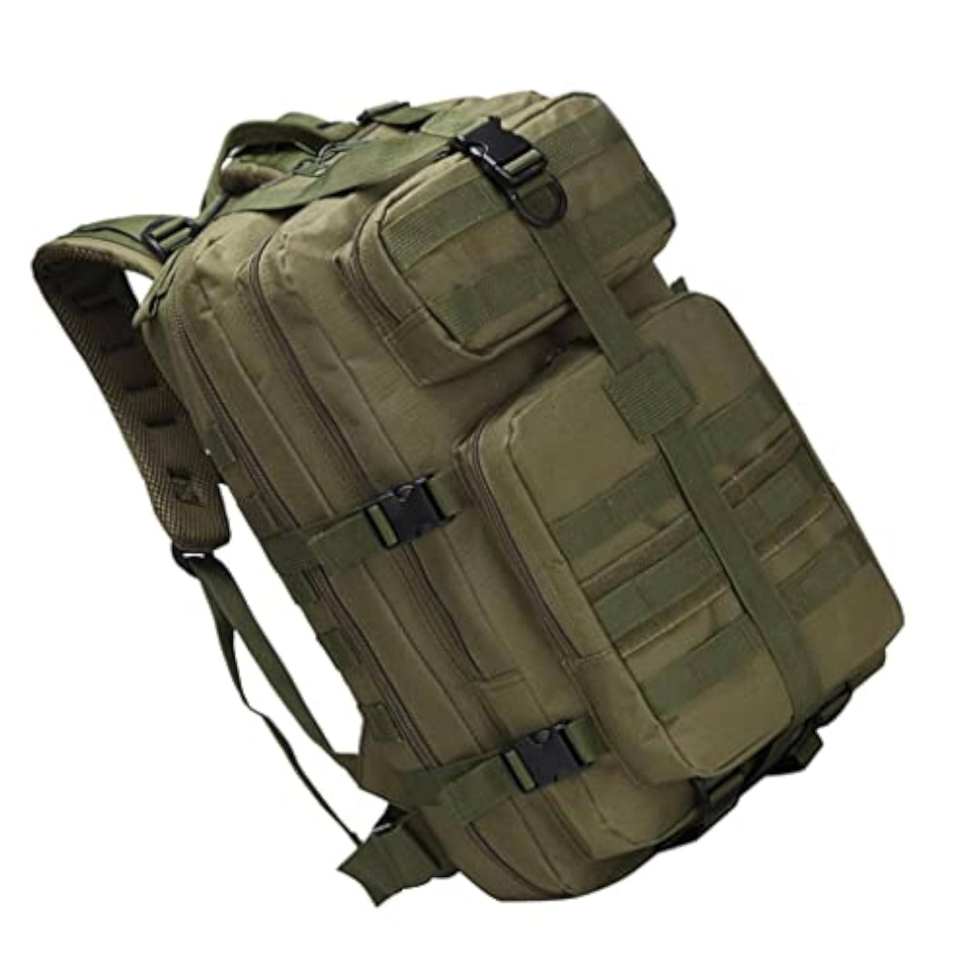 Outdoor Waterproof Multi Pocket Backpack - Army Green