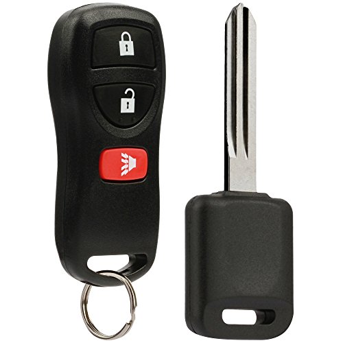 Car Key Fob Keyless Entry Remote with Ignition Key fits Nissan, Infiniti
