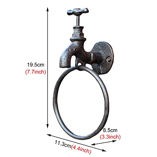 Ljha Door Knocker Creative Faucet Design Door Knockers Decorative, Weather-Resistant Corrosion Resistance Door Handle, Funny Decorative Door For Garden/Wooden House #TOP2