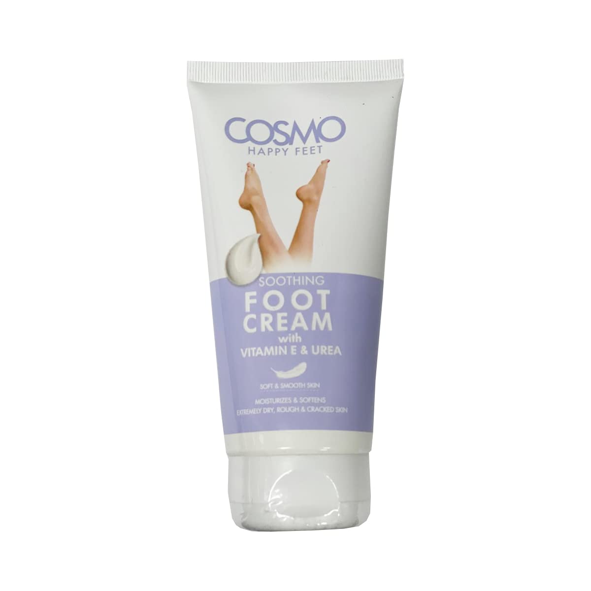 Cosmo Happy Feet Soothing Foot Cream 150ml | With Vitamin E and Urea | Moisturizes & Softens Extremally Dry, Rough, and Cracked Skin | For Men and Women-image-45