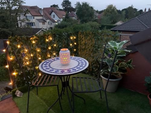 Vinclus Artificial Ivy Green Leaf Hedge Privacy Protection,Garden Fence Screening,Outdoor and Indoor Home Balcony Wall Decoration,Trellis Leaves Panel 1 X 3m(0.5 * 3m*2pcs) - Image 8