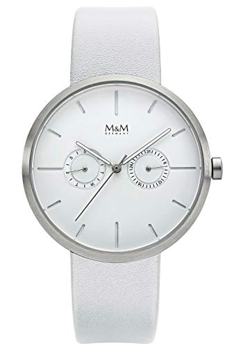 Montre-bracelet pour hommes M&M TWO EYE M11938-622 idéale du bureau aux sorties