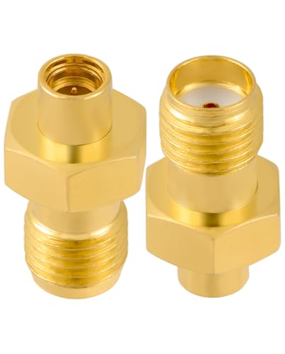 2 adaptadores SMA Hembra a SMP Macho miniatura 3