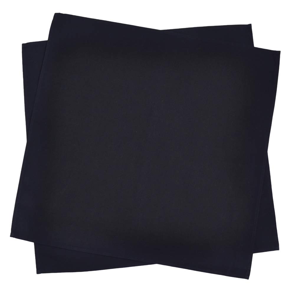 Serviette de table japonaise bleu marine lot de 2 coton souple