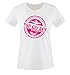 Produktbild TOP Secret - AIR Force - Damen T-Shirt - Weiss/Pink Gr. L