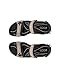 ECCO Women's Yucatan Sport Sandal, Atmosphere/Ice White/Black Nubuck, 9-9.5