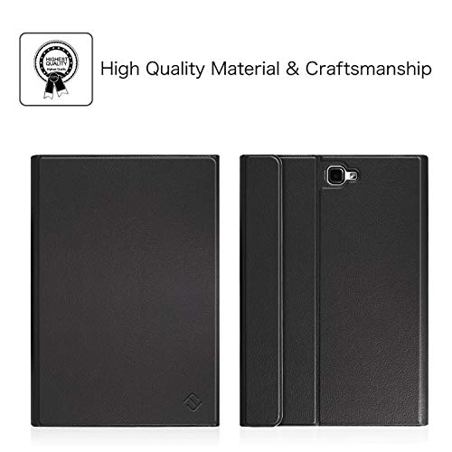 Fintie Keyboard Case For Samsung Galaxy Tab A 10.1(2016 No S Pen Version),Slim Lightweight Stand Cover W/Magnetically Detachable Wireless Bluetooth Keyboard, Black #TOP3