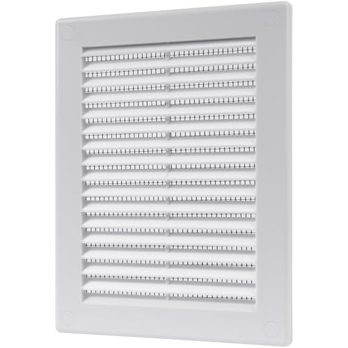 Vent Systems 150x200 mm Weiße Lüftungsabdeckung – flache, rechteckig Lüftungsschlitze – Integrierter Insektenschutz – HVAC-Lüftungsöffnungen für Badezimmer, Heimbüro Vent Systems 150x200 mm Weiße Lüftungsabdeckung – flache, rechteckig Lüftungsschlitze – Integrierter Insektenschutz – HVAC-Lüftungsöffnungen für Badezimmer, Heimbüro