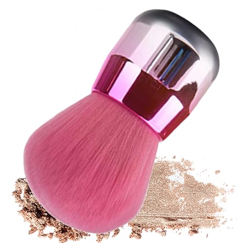 Brocha De Maquillaje,Aplicador De Base Líquida Para El Rostro - Brocha Multifuncional De Cabeza Ancha Para Corrector, Polvos Y Colorete, Para Uso Diario Y Viaje