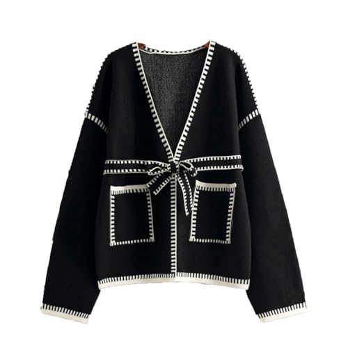Image of JASCLS Women's Trendy Summer Long Sleeve Open Front Sweater Cardigans for Women