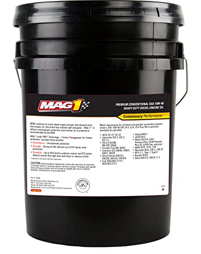 Aceite motor diésel pesado Premium 15W-40 Mag 1 5 Galones miniatura 2