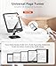 Fuloview Remote Control Page Turner for Kindle Paperwhite Kobo eReaders, Page Turner Clicker with Wireless Remote Compatible with iPad, Tablets, Cellphones-White
