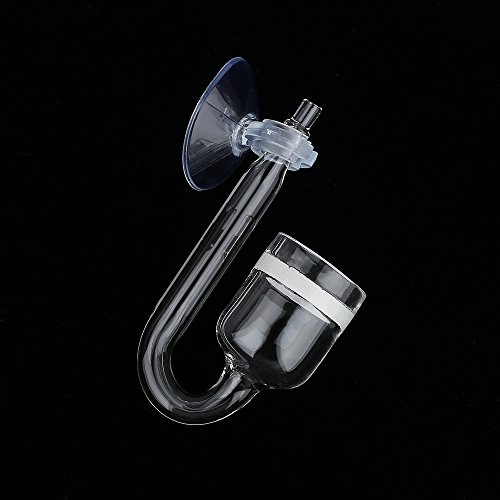 Image of CO2 Diffuser, Carbon Dioxide Glass Reactor U Shape Tube Set for Aquarium Plants Tank(CO2 Diffuser Set)