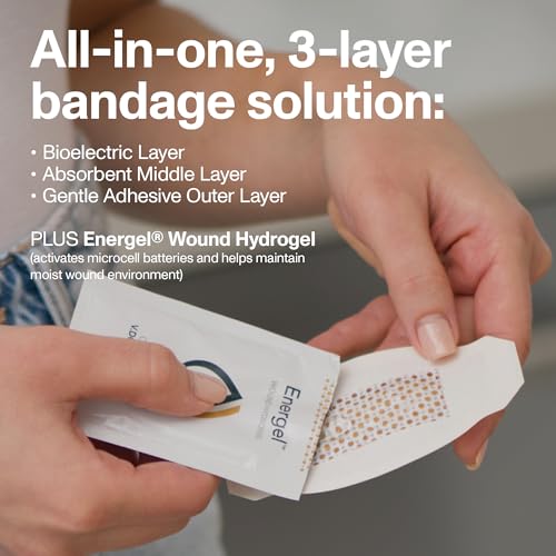 Pansement bioélectrique à 3 couches PowerHeal et hydrogel actif
