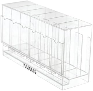 Exo Armor Acrylic 6 Slot Booster Pack Dispenser Pokemon, MTG, Yugioh, Sports, Baseball, Basketball, Football