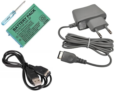 Link-e : Zubehorpaket Kompatibel mit der Nintendo GBA SP (Gameboy Advance SP) Konsole