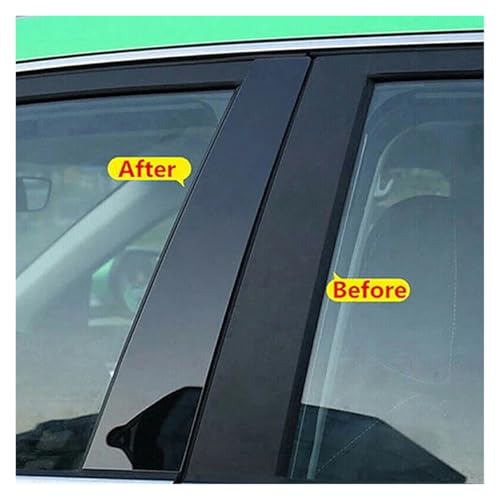 Cubiertas protectoras de pilares para CLS-CLASS 2012-2016, embellecedor de ventanas resistente 5