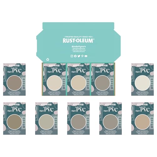 Rust-Oleum PVC-Lack Testerbox - Ruhige Neutraltöne - Seidenglanz