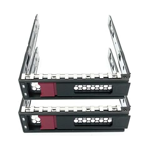 AIHG 2-Pack 3.5" LFF SAS SATA Drive Tray Caddy 774026-001 for HP ProLiant ML350 ML110 DL325 G10 Gen10 Cover