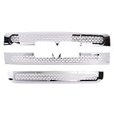 FREEMOTOR802 Compatible with 2013-2016 GMC Acadia SL/SLE/SLT Front Grille, Denali Style Chrome ABS Plastic Hood Grill Cover