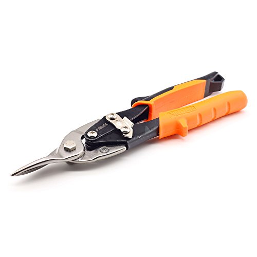 Finder 10'' Straight Cut Aviation Snips, Scissors For Cutting Hard Material, Metal Sheet Cutter #TOP6