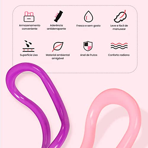 Anel para Alongamento Magico Pilates Ginastica Yoga Zen Ring Ioga Saúde e Bem-Estar Multifuncional