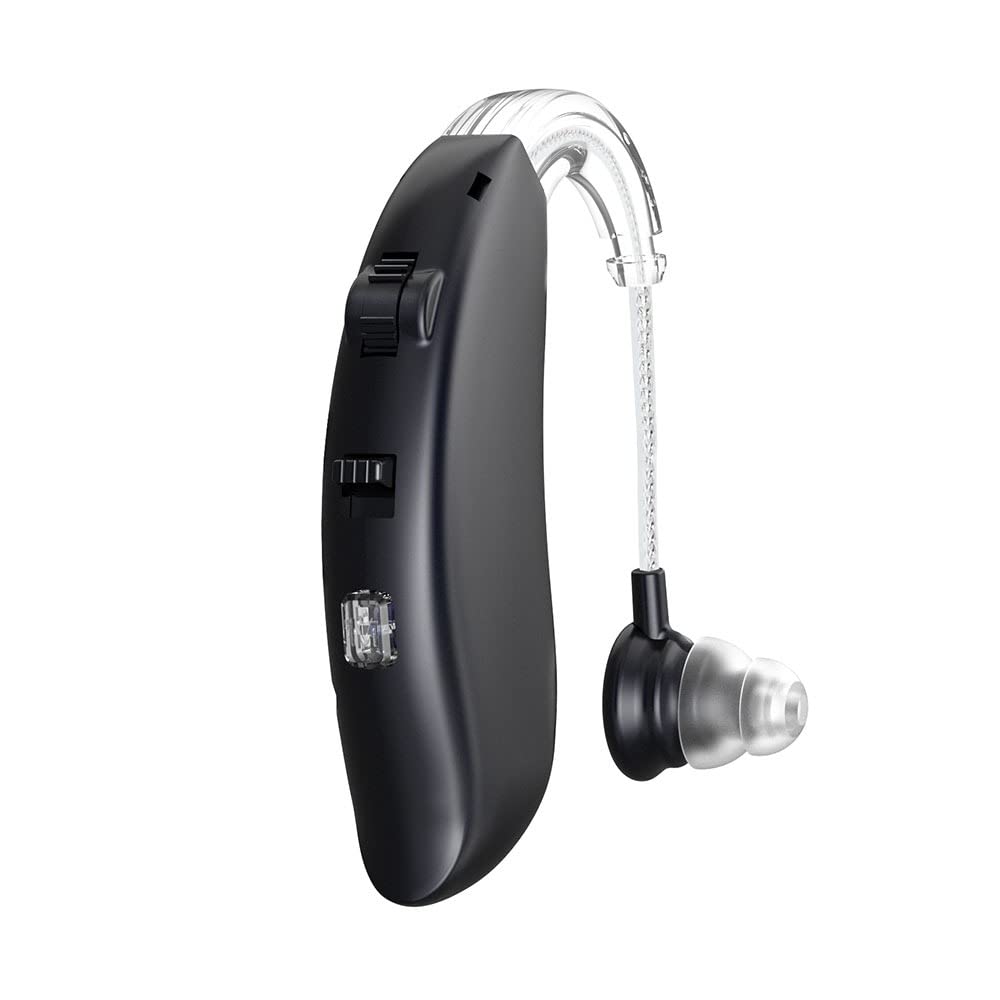 HP SOUND PLUS Hearing Amplifier/BTE beige Rechargeable Hearing Aid Machine/Sound Amplifier/Ear