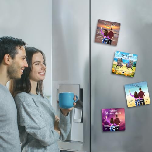 Imán decorativo personalizado con música para refrigerador miniatura 7