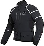 rukka roughroad 52 Gore Tex Rukka Exegal Gore-Tex Motorrad Textiljacke Schwarz/Weiß 52