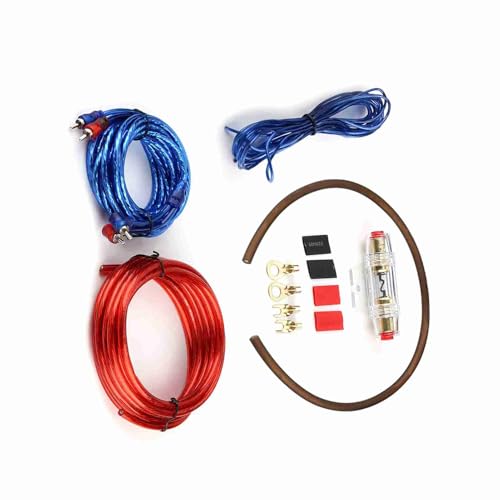 Kit de cables de audio para automóvil para disfrutar de graves potentes viajando 4