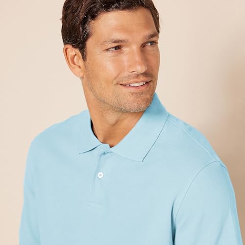 Image of Amazon Essentials Men's Regular-Fit Short Sleeve Cotton Pique Polo Shirt (Available in Big & Tall)