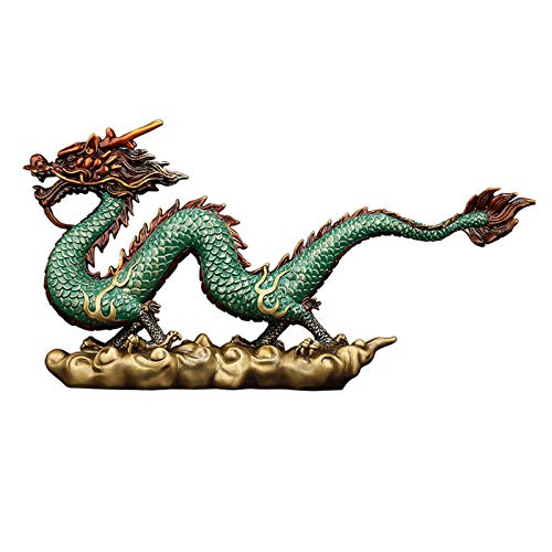 Sculpture dragon en bronze Feng Shui pour harmoniser votre décoration de table à la maison