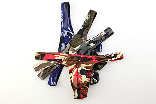 Men's Sexy Low-rise Thong Underwear Fashion G-String Panties J012