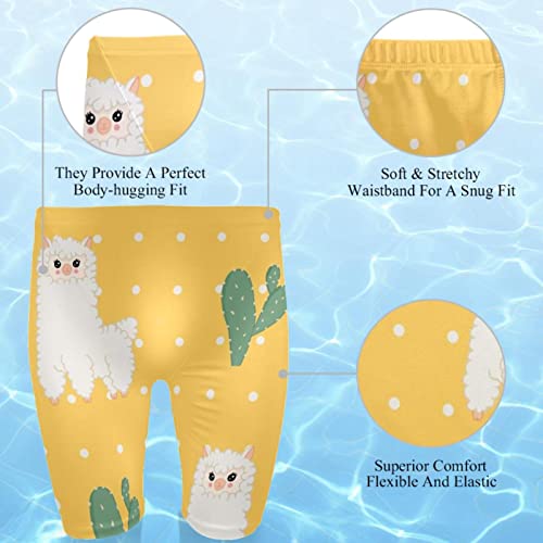 Bañador para hombre multicolor con estampado de alpaca talla S 2