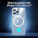 ESR for iPhone 13 Pro Max Case, Compatible with MagSafe, Shockproof Military-Grade Protection, Yellowing Resistant, Magnetic Phone Case for iPhone 13 Pro Max, Classic Hybrid Case (HaloLock), Clear - Image 2